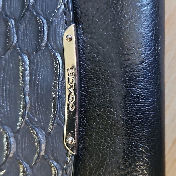 Coach Python Leather Wallet - Picture 2 of 12
